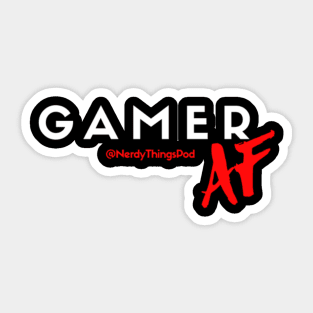 Gamer AF Sticker